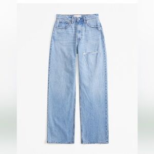 New Abercrombie high rise ‘Loose Jean’ size 26 (2R)